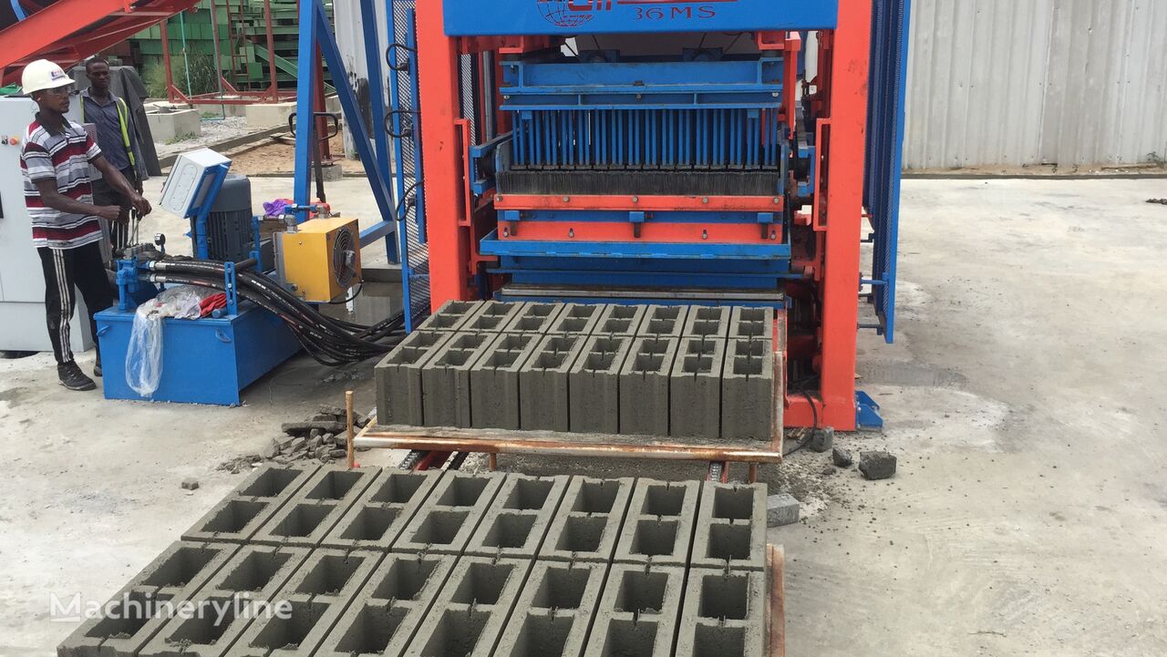 jauns Conmach BlockKing-36MS Concrete Block Making Machine -12.000 units/shift aprīkojums betona bloku ražošanai