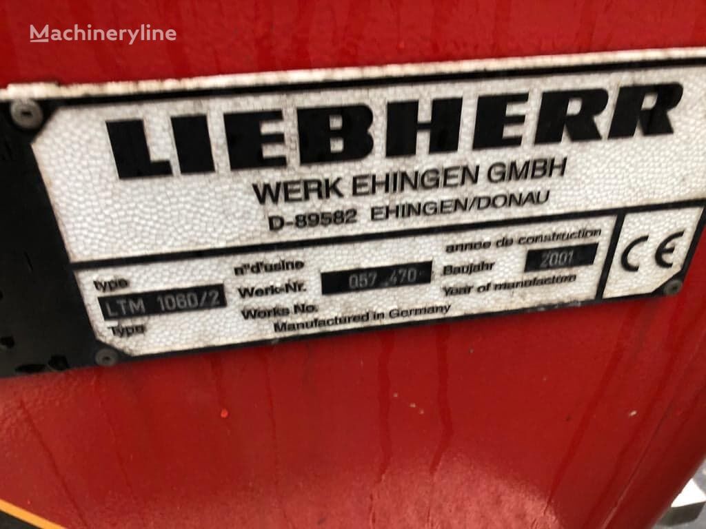 Liebherr LTM 1060/2 autoceltnis