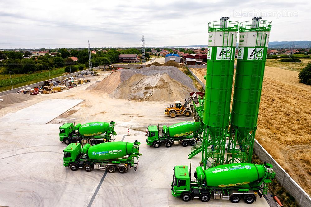 jauns FABO SKIP SYSTEM CONCRETE BATCHING PLANT | 110m3/h Capacity | STOCK betona rūpnīca