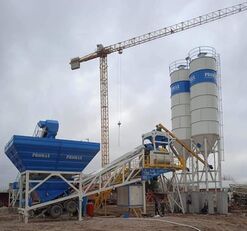 jauns PROMAX Mobile Concrete Batching Plant M120-TWN (120m3/h) betona rūpnīca