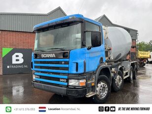 Scania P124-360 8x4 Concrete mixer 9m3 - Full steel - Big Axles - Euro betonvedējs