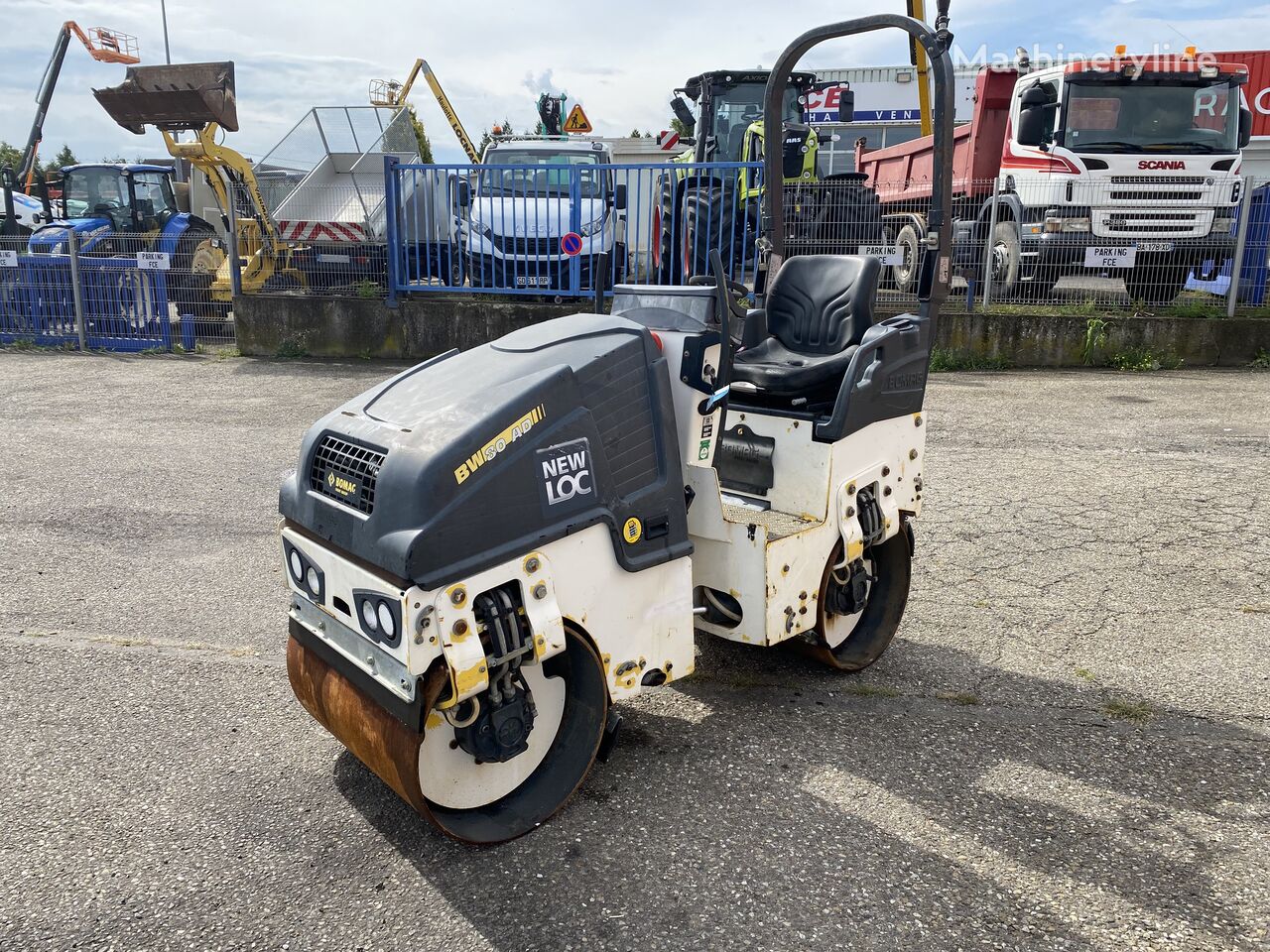 BOMAG BW 80AD-5  ceļa veltnis pēc avārijas