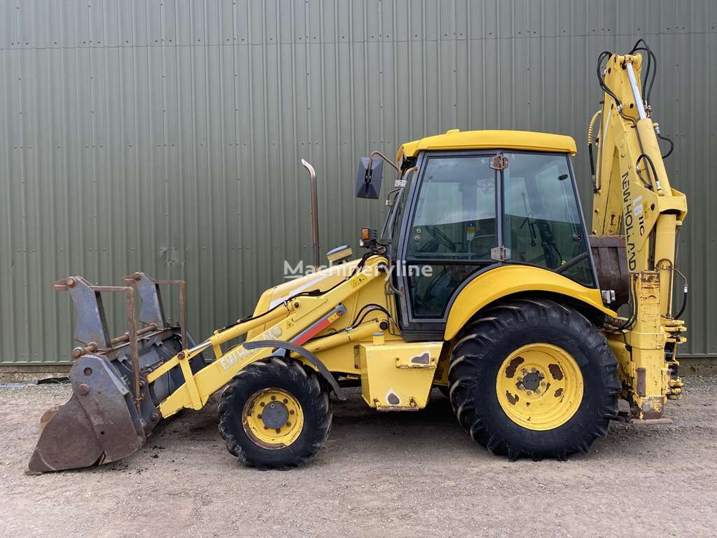 New Holland LB110 2001 New Holland LB110 backhoe loader ekskavators-iekrāvējs