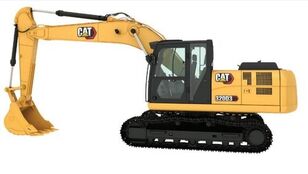 jauns Caterpillar 320D3 kāpurķēžu ekskavators