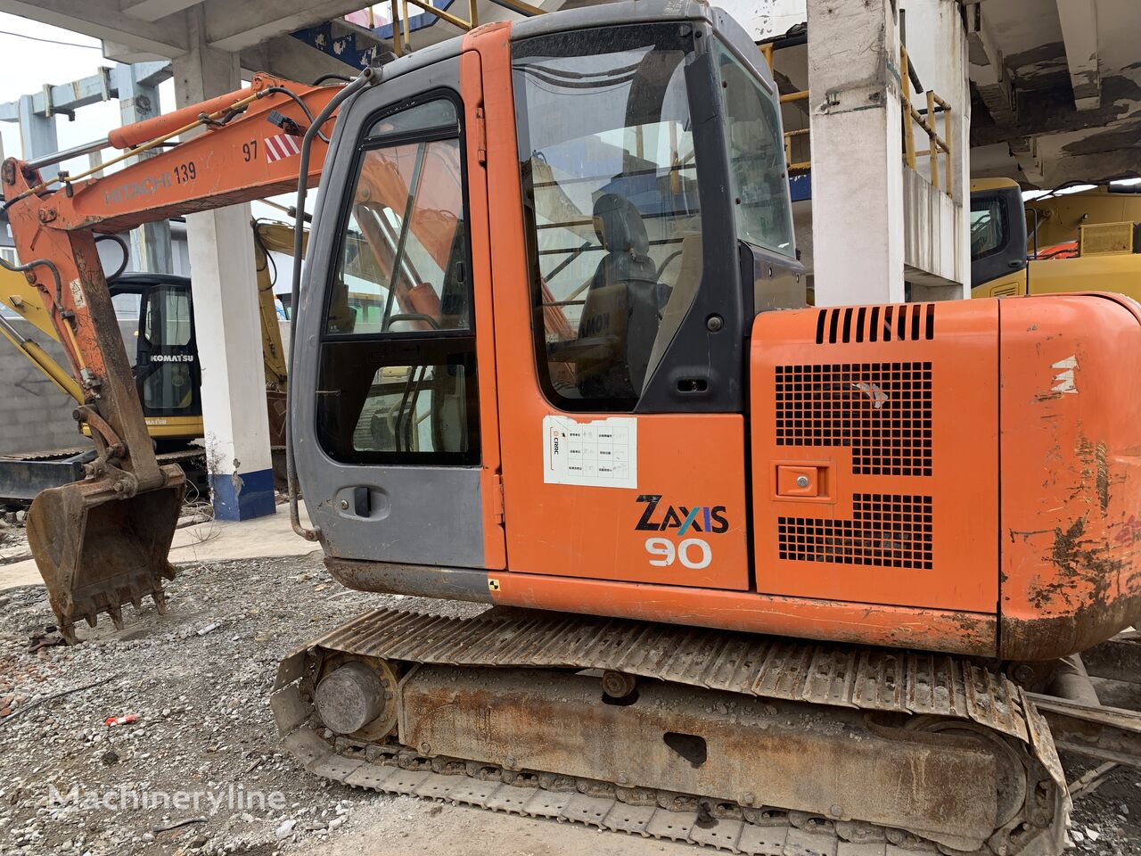 Hitachi ZX90 Tracked Excavator Used Construction Machinery kāpurķēžu ekskavators