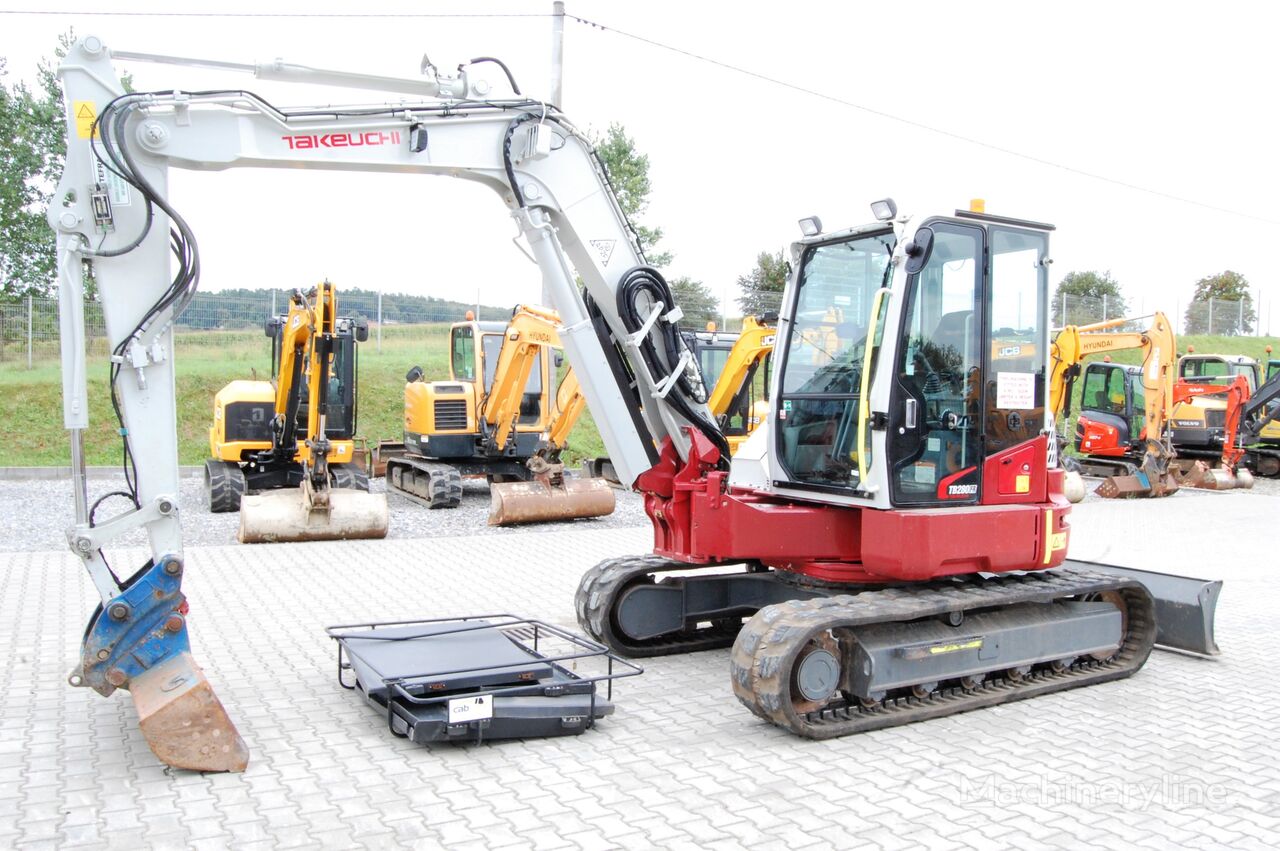 Takeuchi TB280 FR  TB290 JCB 86C-1 kāpurķēžu ekskavators