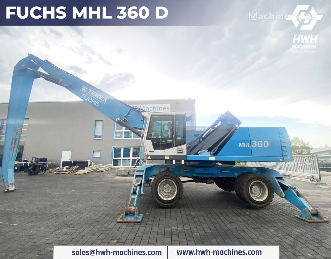 Fuchs MHL 360 pārkraušanas ekskavators