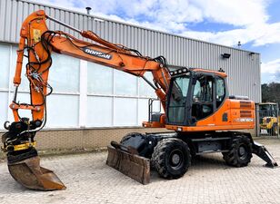 Doosan DX 160 W-3 *2013* *CE* ROTOTILT riteņu ekskavators