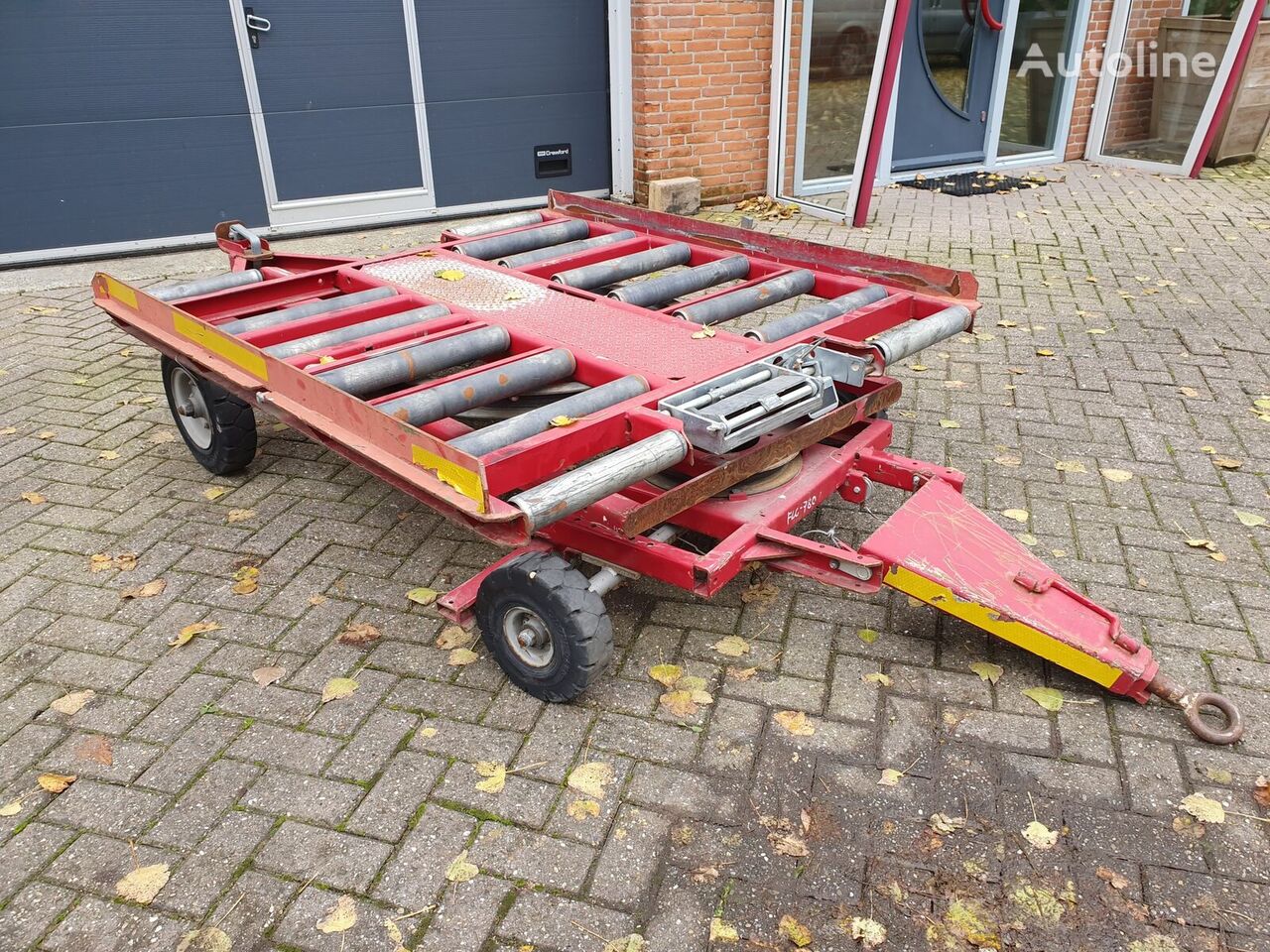 Miloko CPC 5ft container dolly to Municipal vehicles konteineru ratiņi