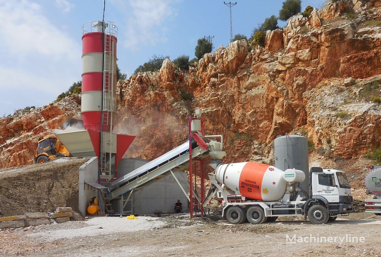 новый бетонный завод Mesas Concrete Plant 60 m3/h ECONOMIC Concrete Batchıng Plant