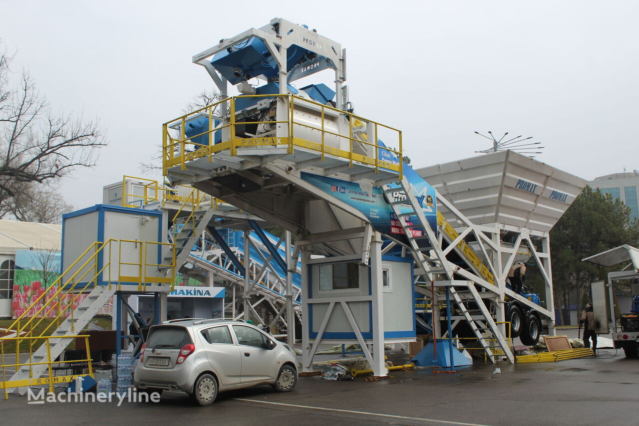 новый бетонный завод Promax Mobile Concrete Batching Plant M100-TWN (100m3/h)