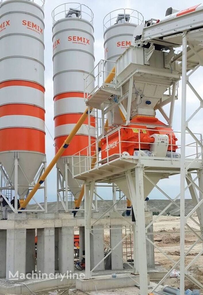 бетонный завод Semix Stationary Concrete Batching Plant 130 m3/h